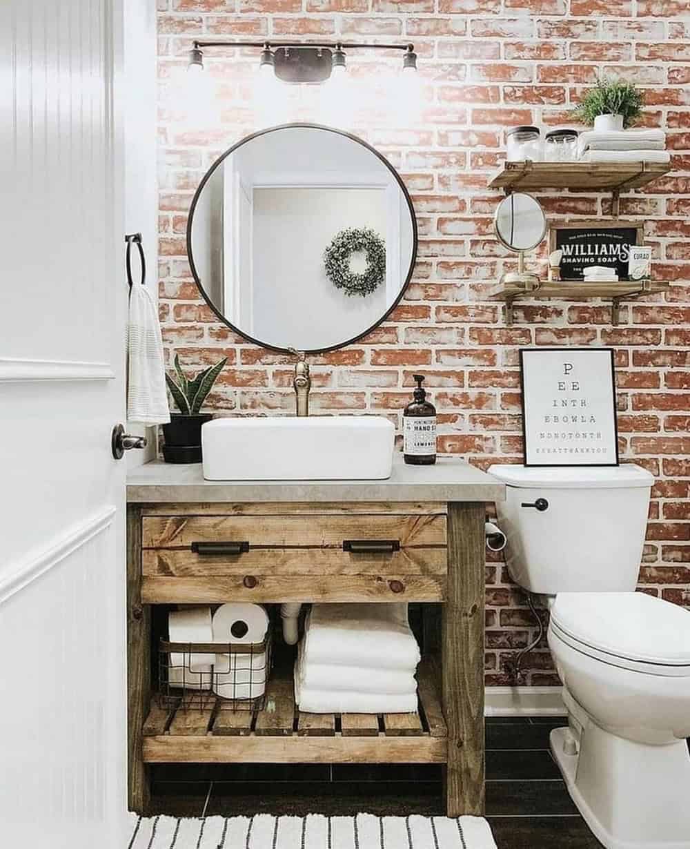 small rustic bathrooms