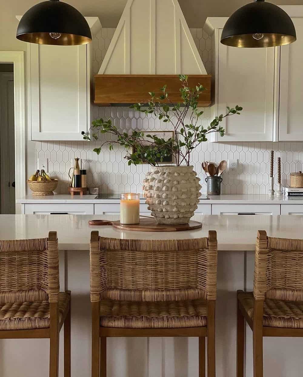 rustic farmhouse backsplash