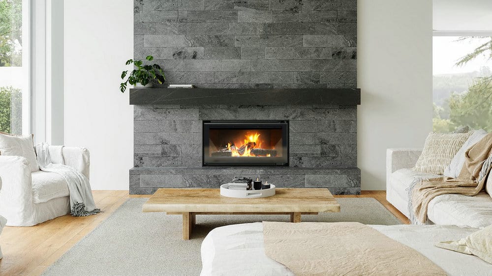 modern fireplace cladding