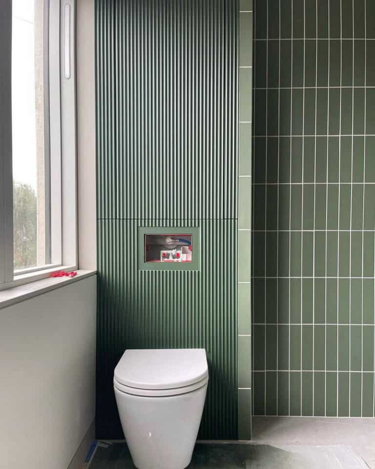 bathroom tiles vertical or horizontal feature