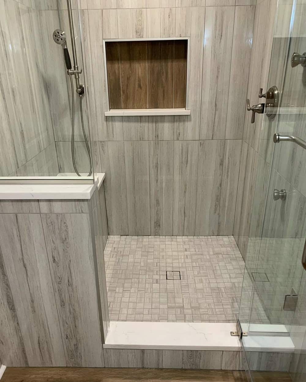 best tile for shower floor with hard water