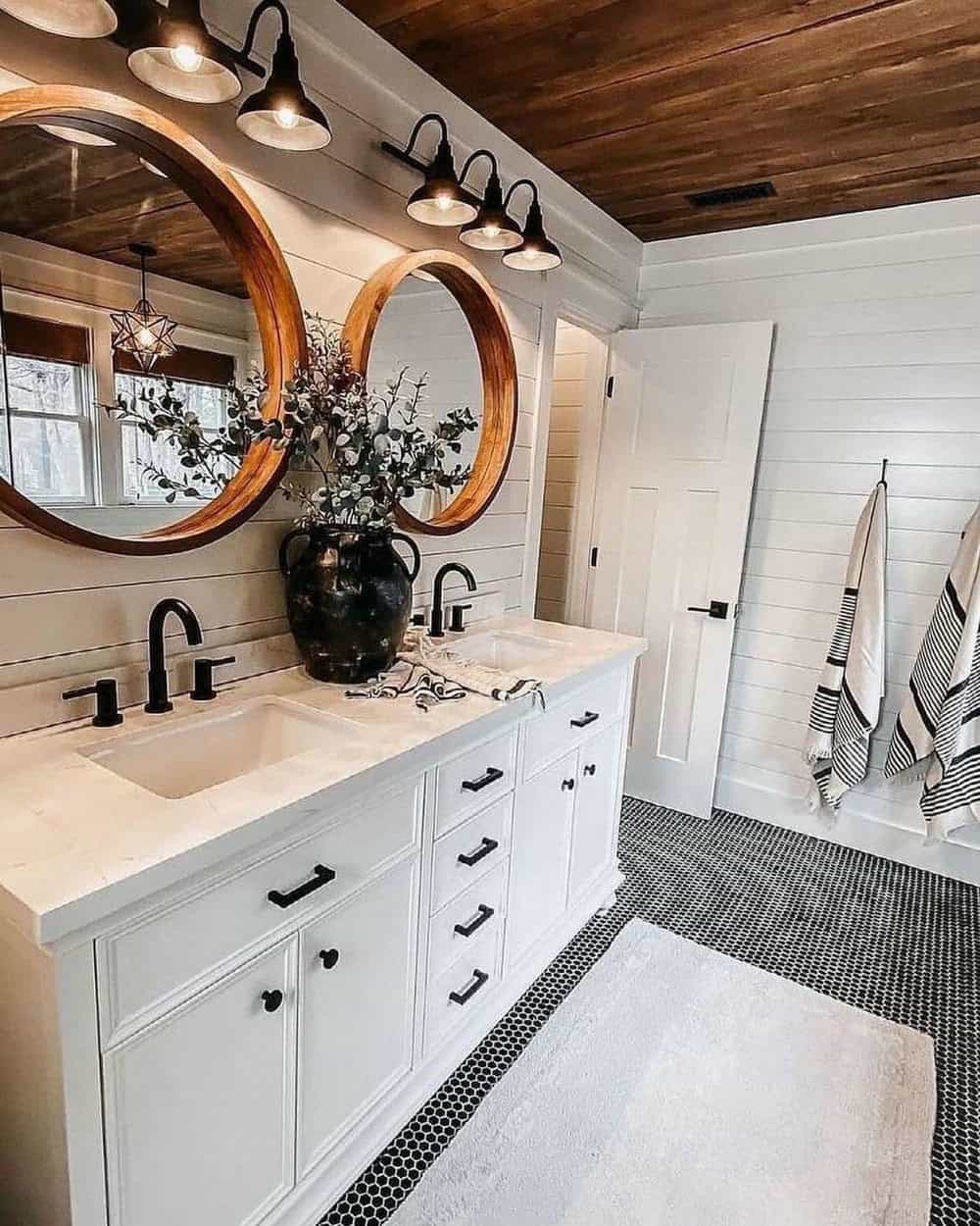 modern farmhouse bathroom tile ideas