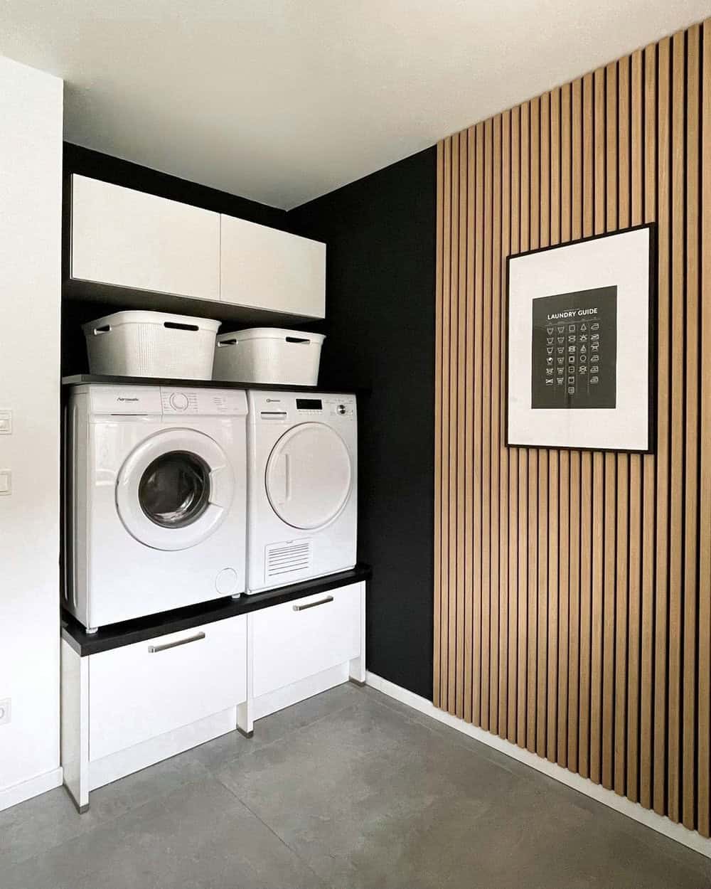 wall ideas for laundry room