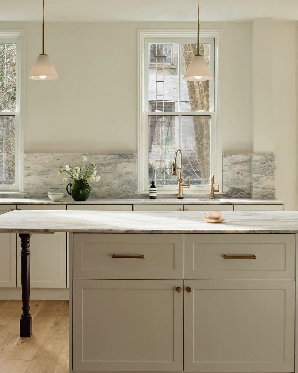 backsplash tile around window