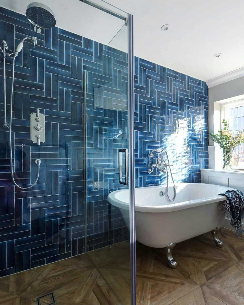 gray blue bathroom ideas