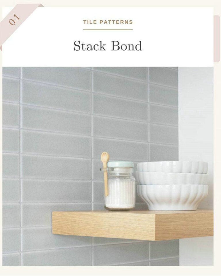 different patterns to lay tile stack bone feature