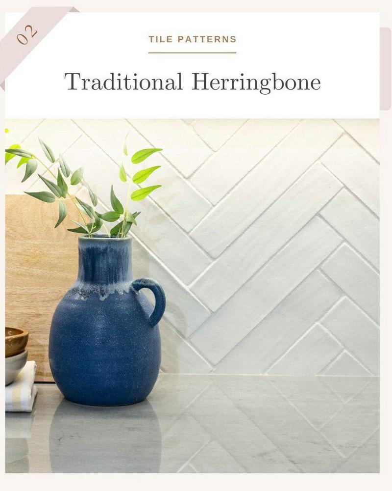 752B different patterns to lay tile traditional herringhone