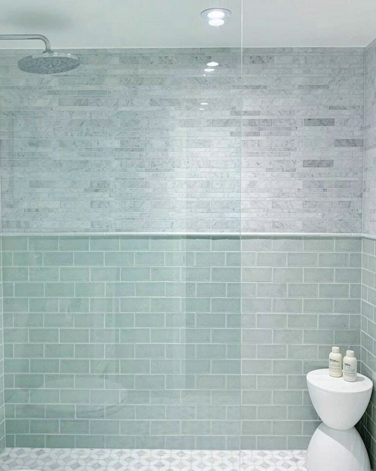 bathroom tile horizontal or vertical feature