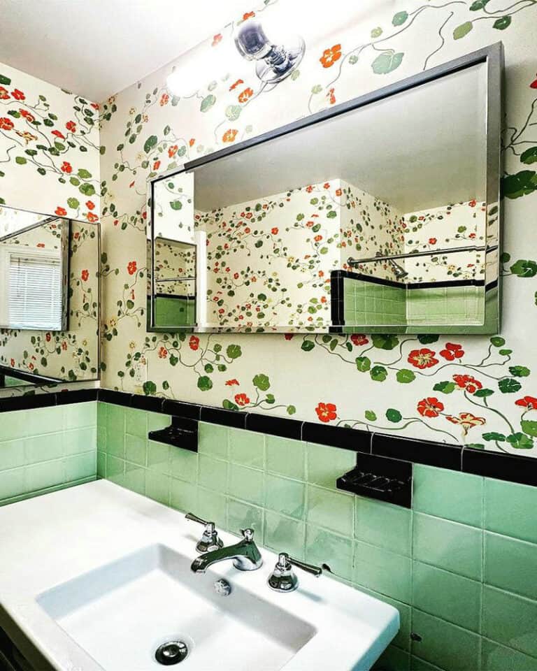 green powder room ideas feature