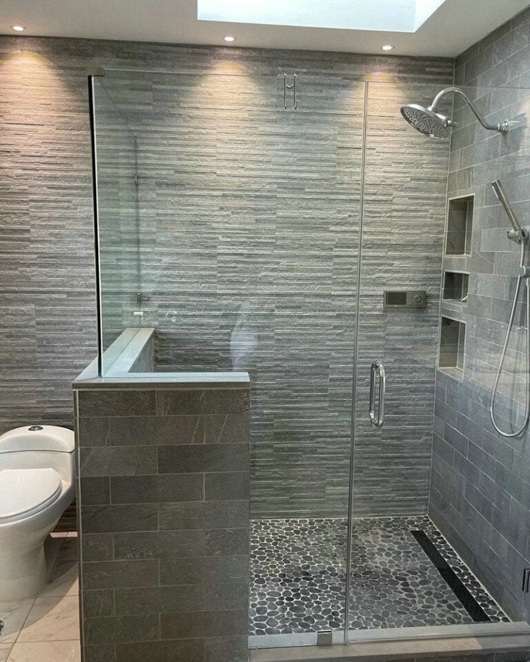 stone showers designs feature