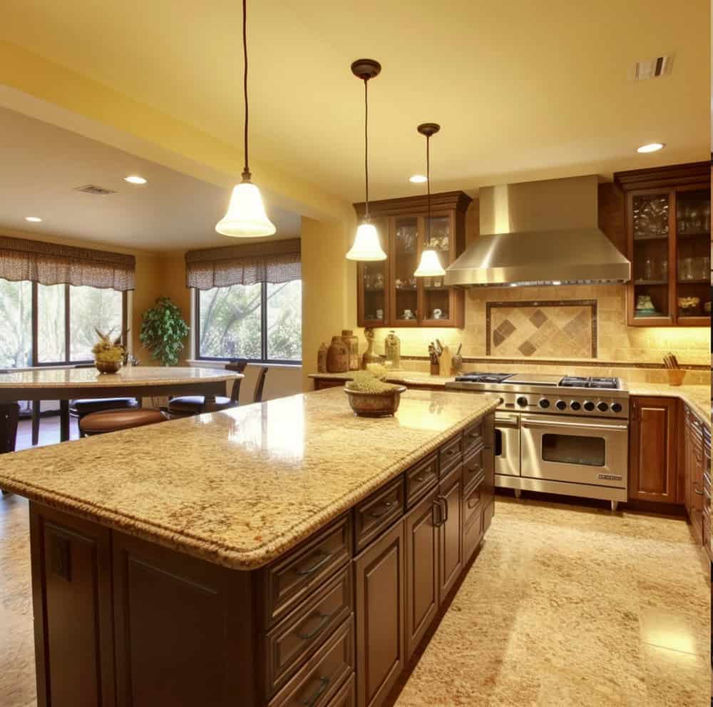 santa cecilia granite color scheme