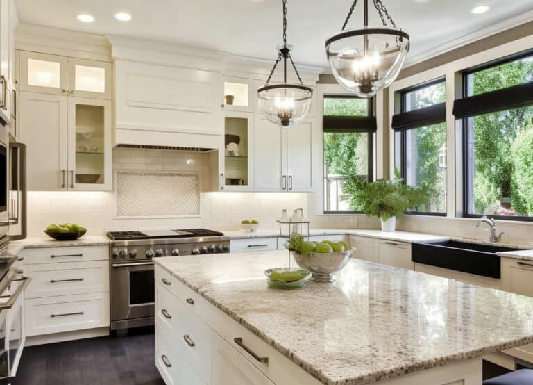 santa cecilia granite backsplash ideas