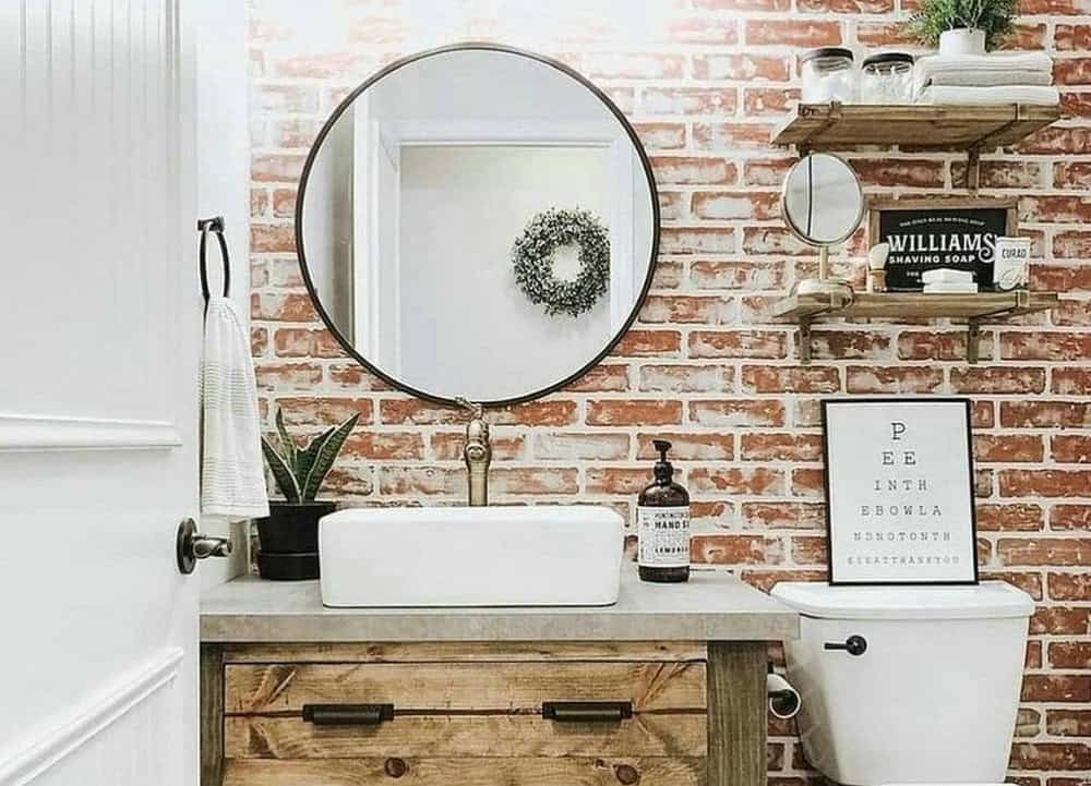 small modern rustic bathroom ideas