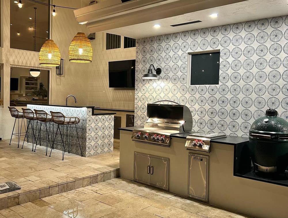 outdoor backsplash ideas