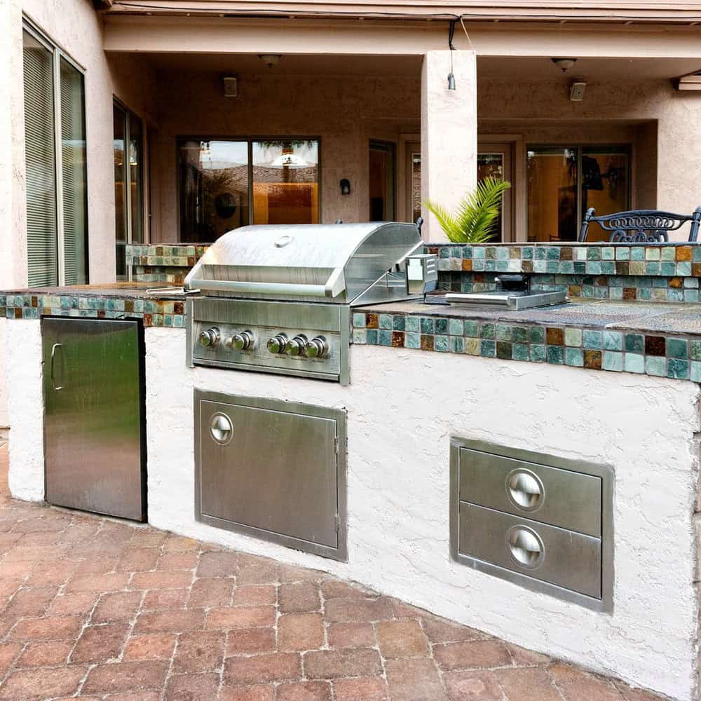 outdoor backsplash tile