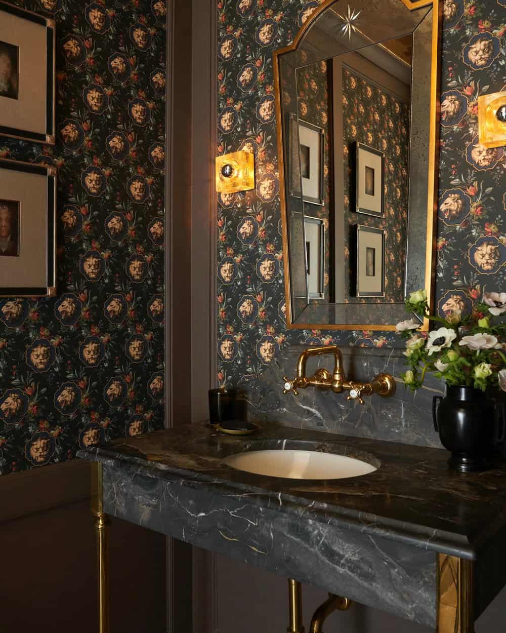 bold powder room ideas