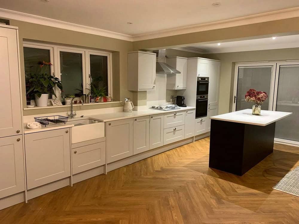 kitchens with vinyl flooring