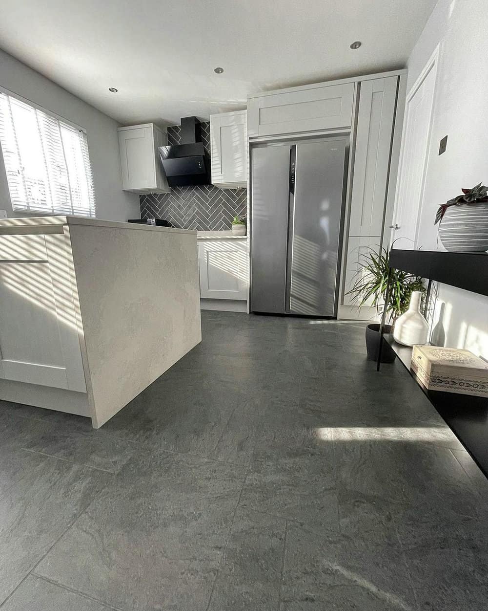 vinyl floor kitchen