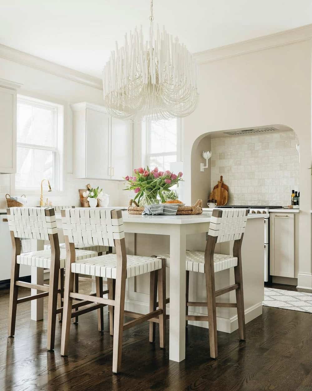 kitchen combined with dining room