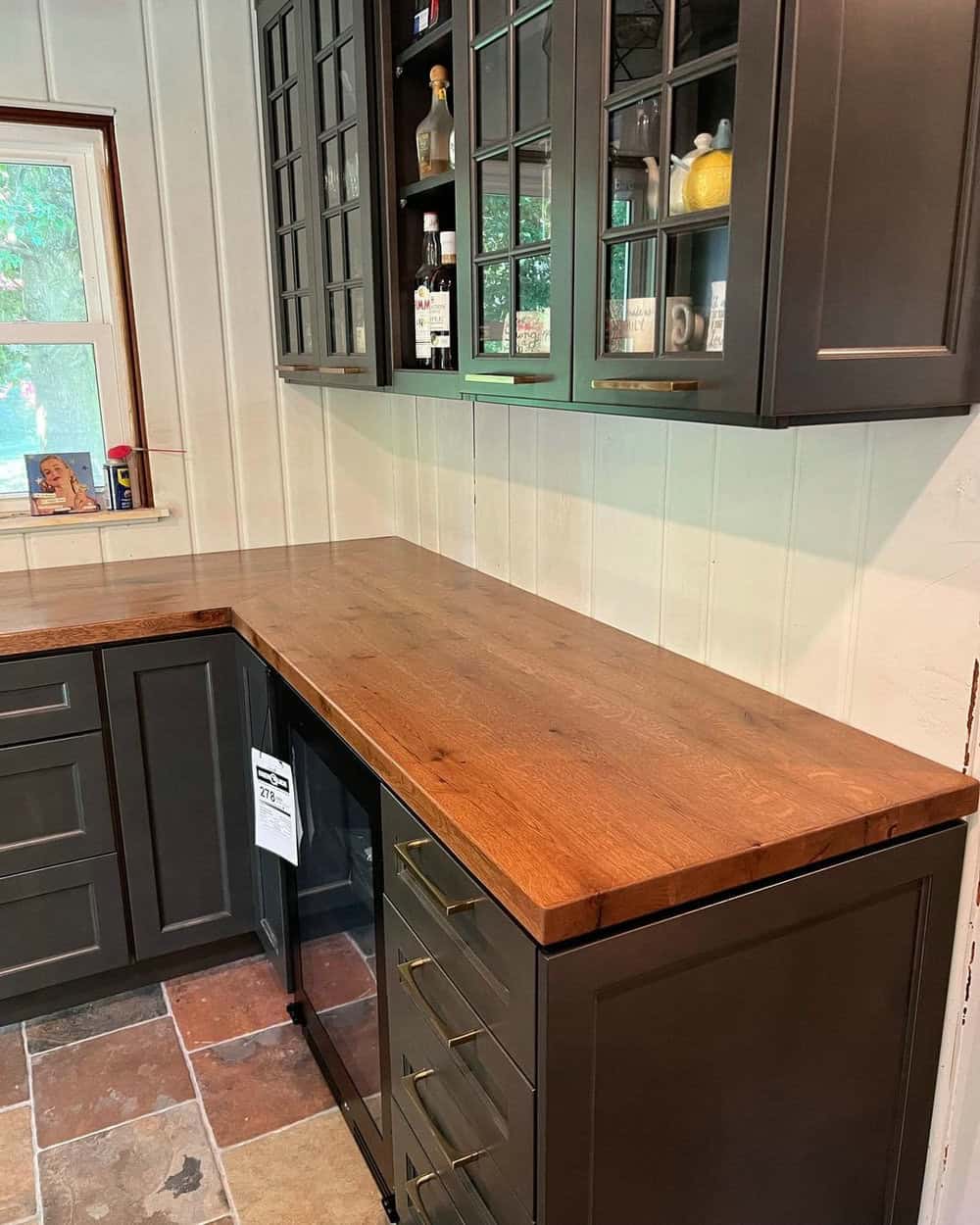 farmhouse butcher block countertops