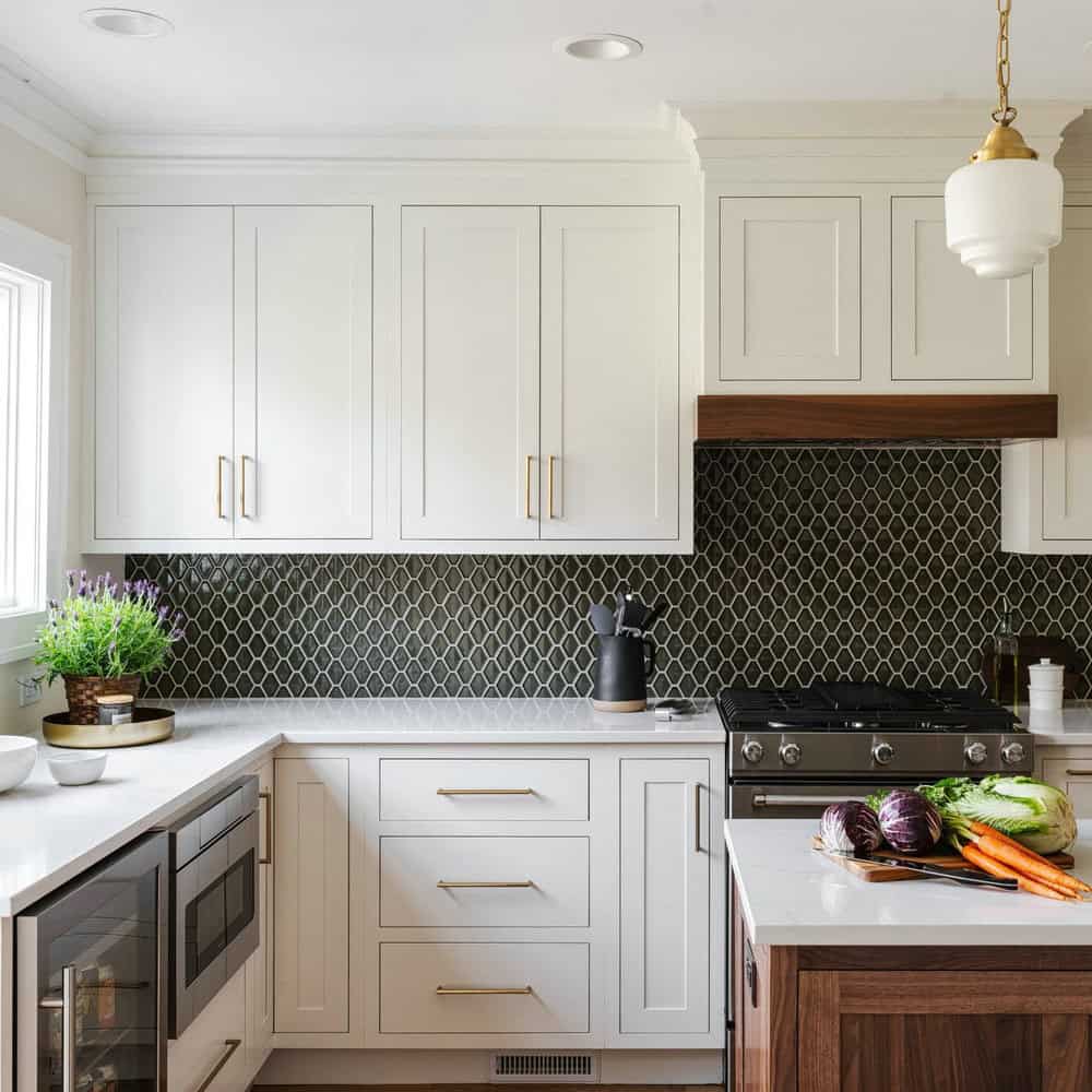 countertop and backsplash ideas with white cabinets