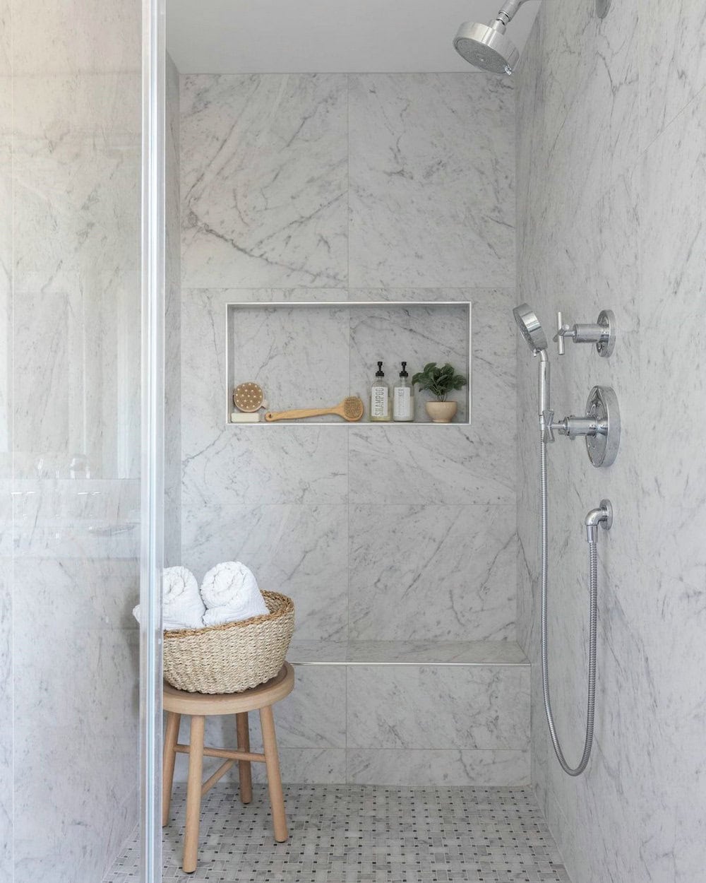 corner bench shower seat