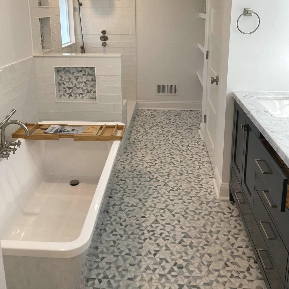 how long before you can walk on tile