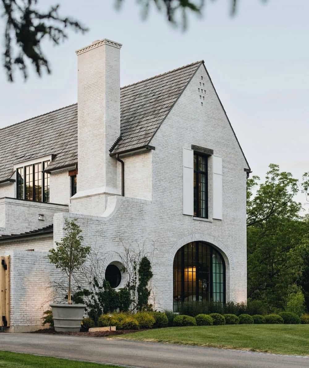 exterior accent wall