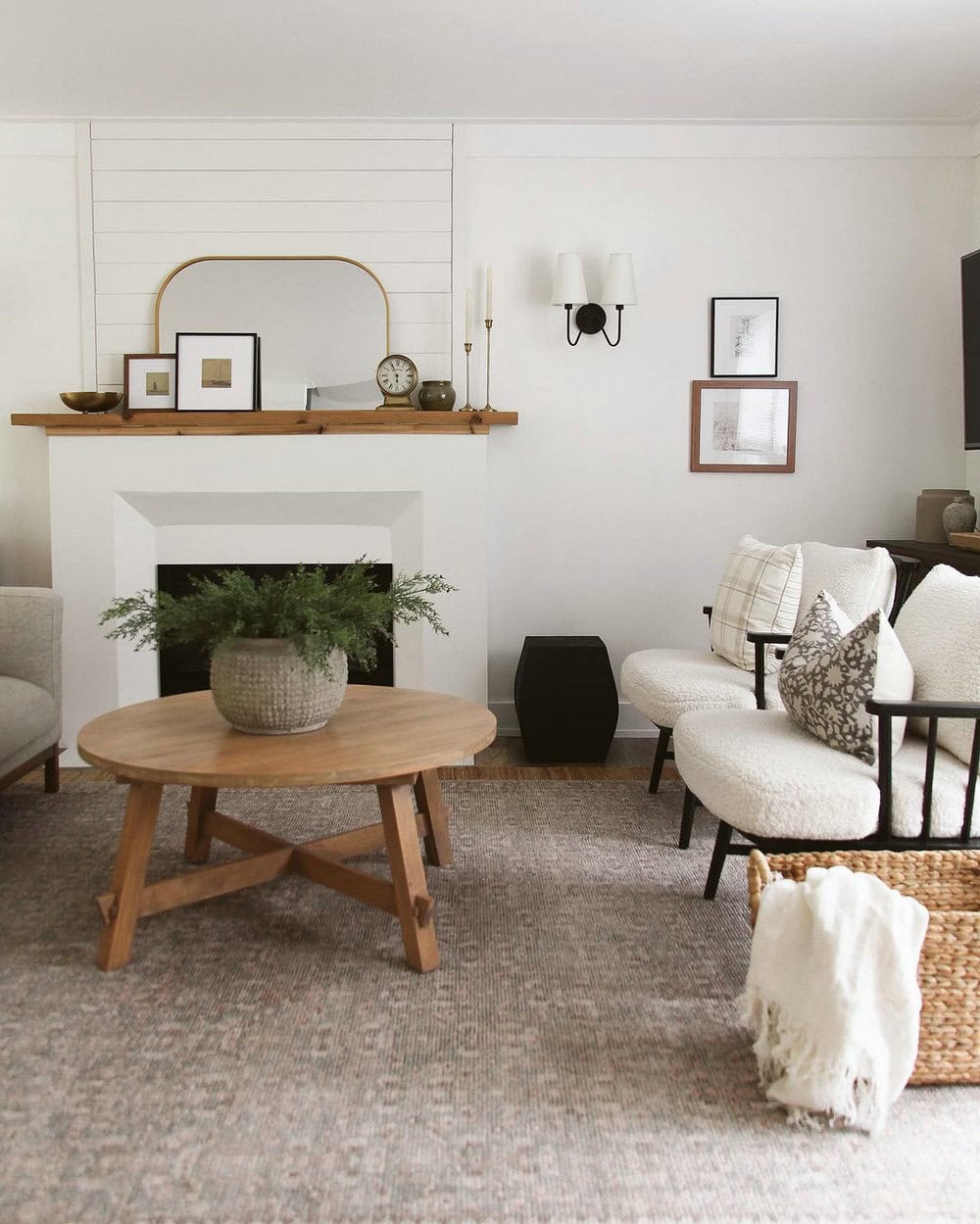 wood stove in corner of room