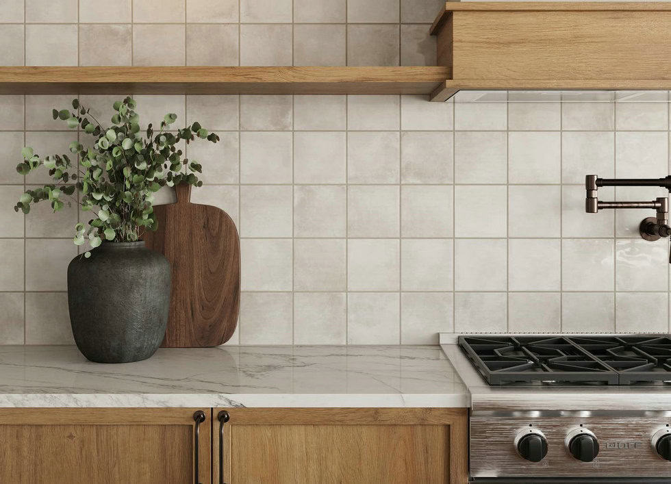 grouting backsplash