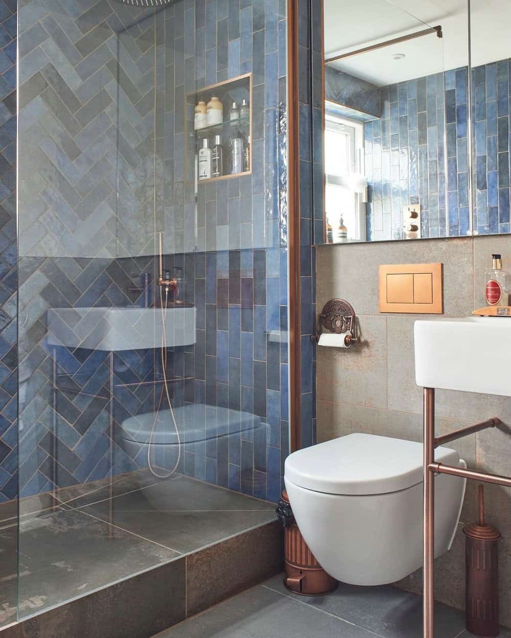 toilet next to shower ideas