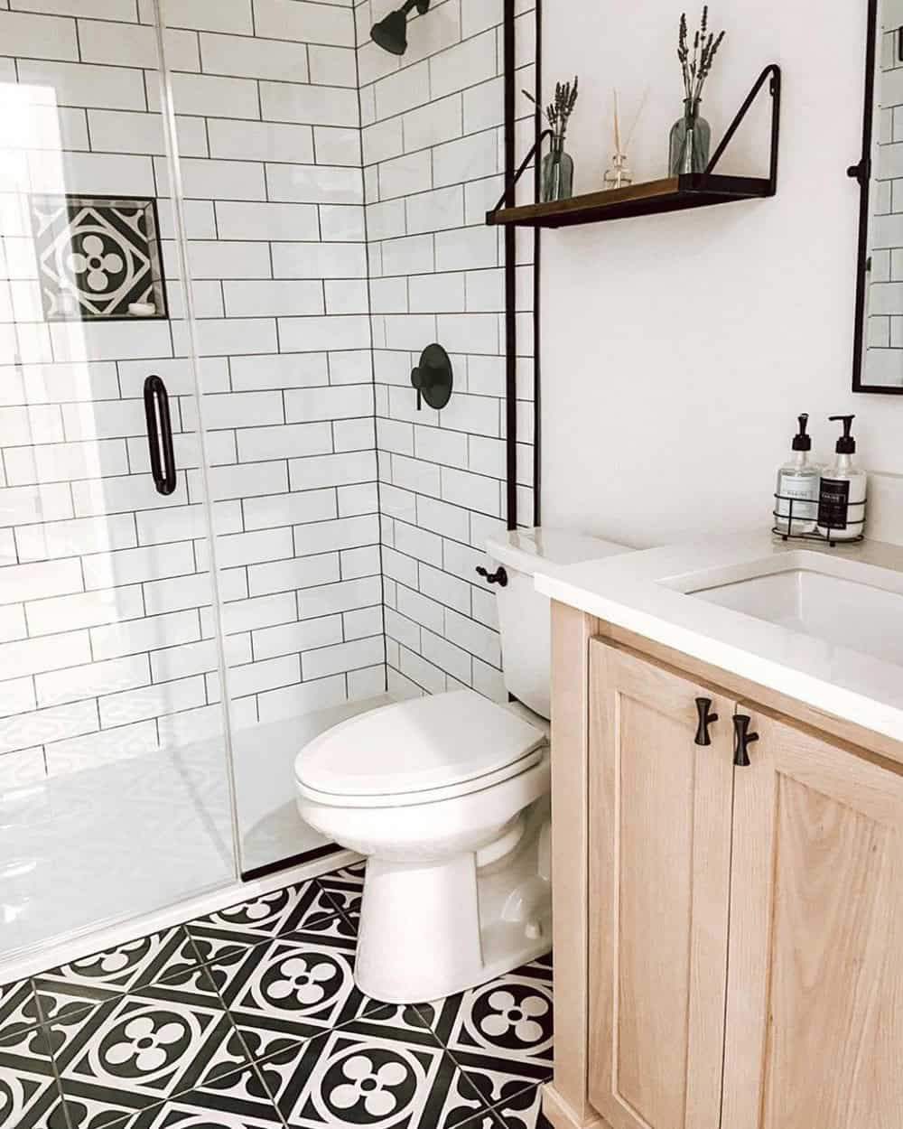 how to add a shower to a small half bath