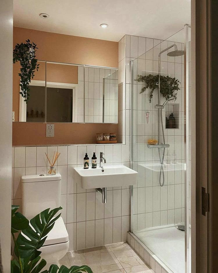 shower door ideas for small bathrooms feature