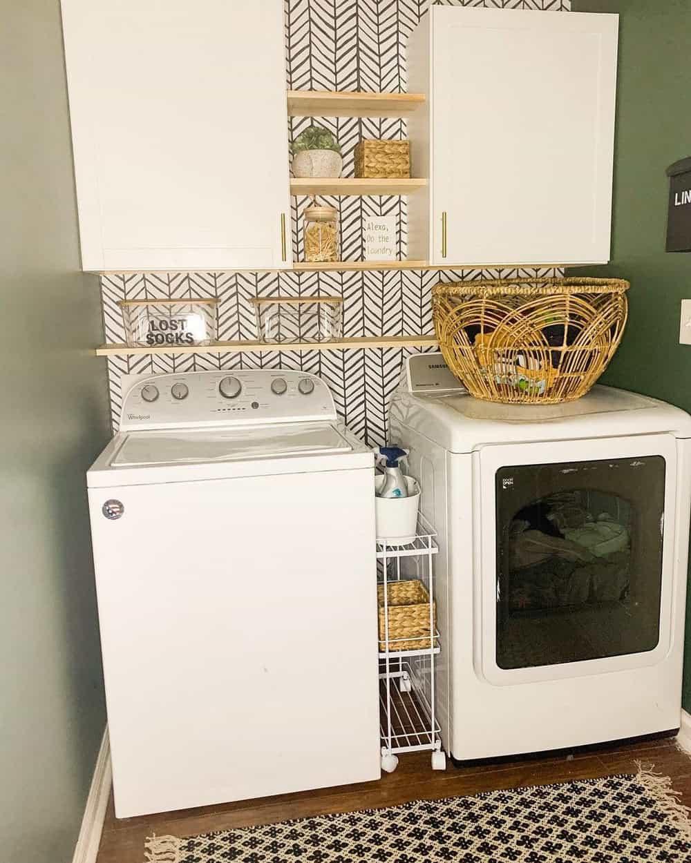 small laundry room ideas with top load washer