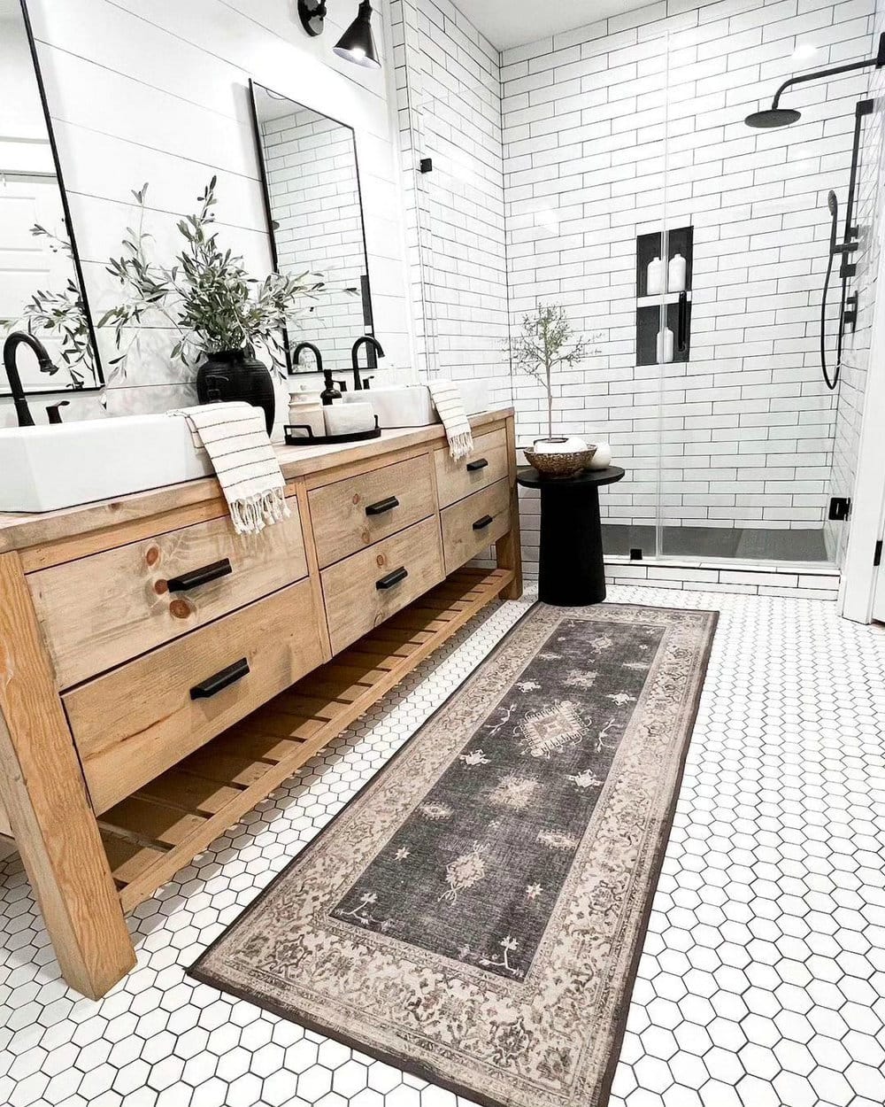 farmhouse half bathroom ideas