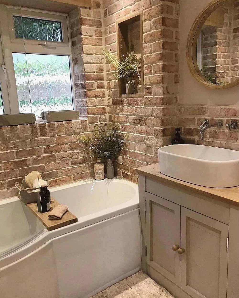 modern farmhouse half bathroom