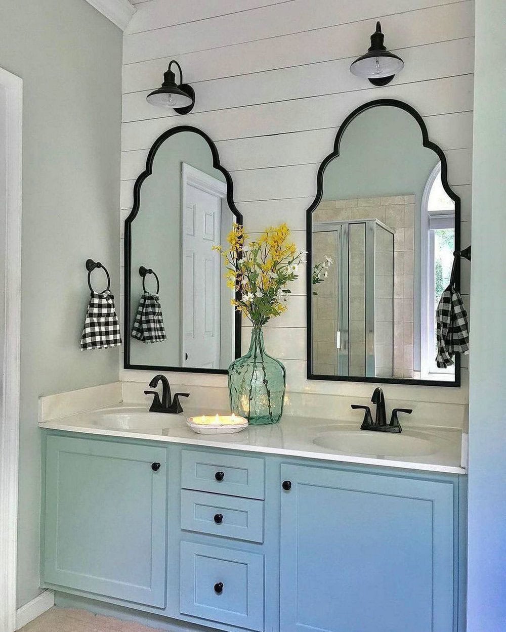 farmhouse half bathroom
