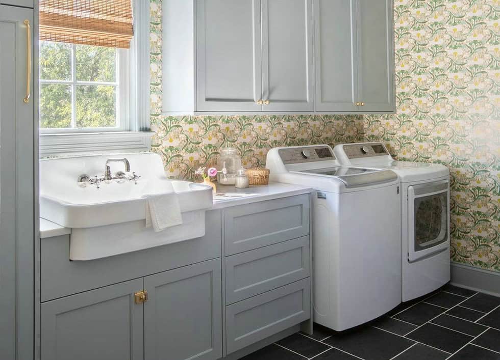 laundry room ideas with top loading washer