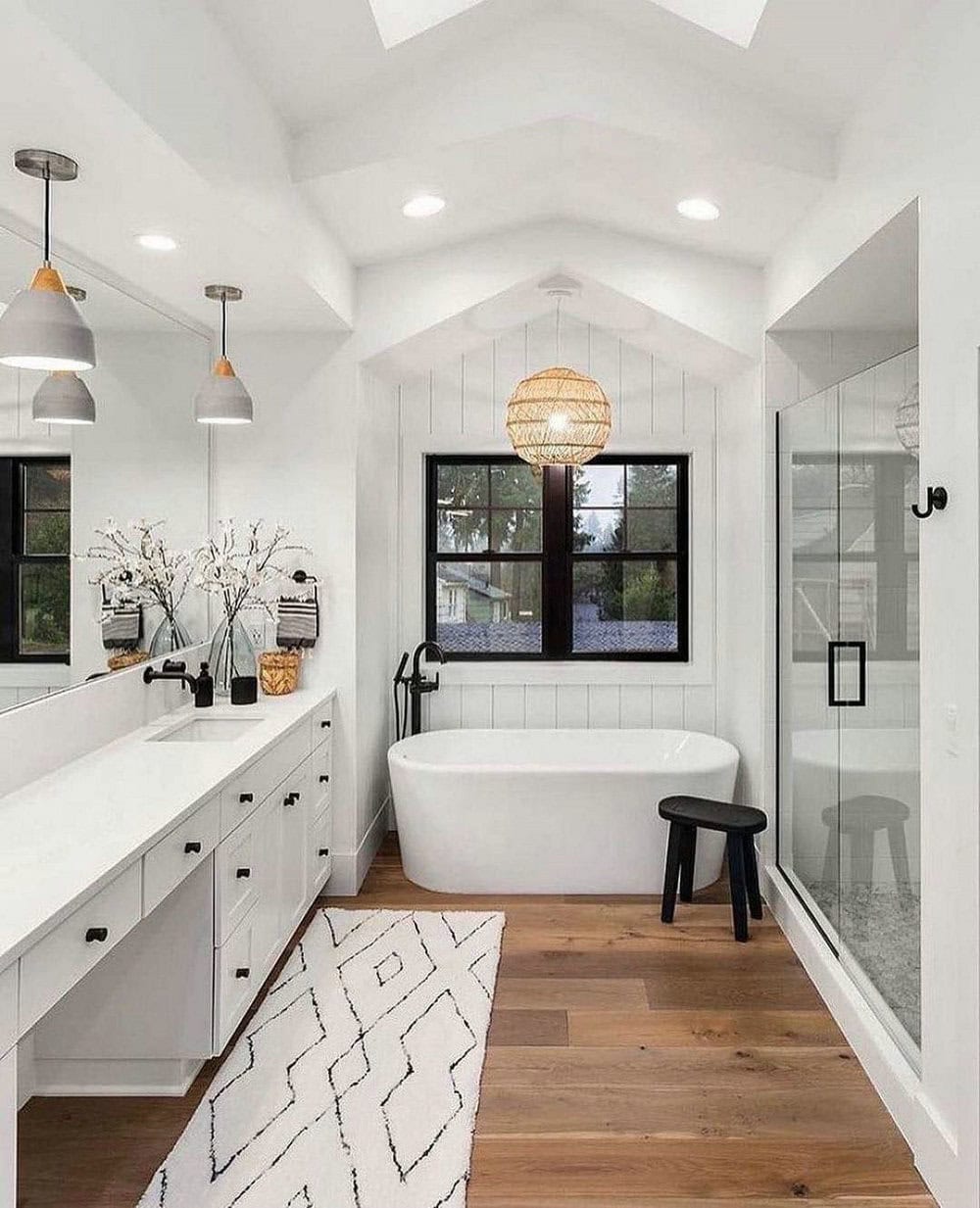 bathroom decor modern farmhouse