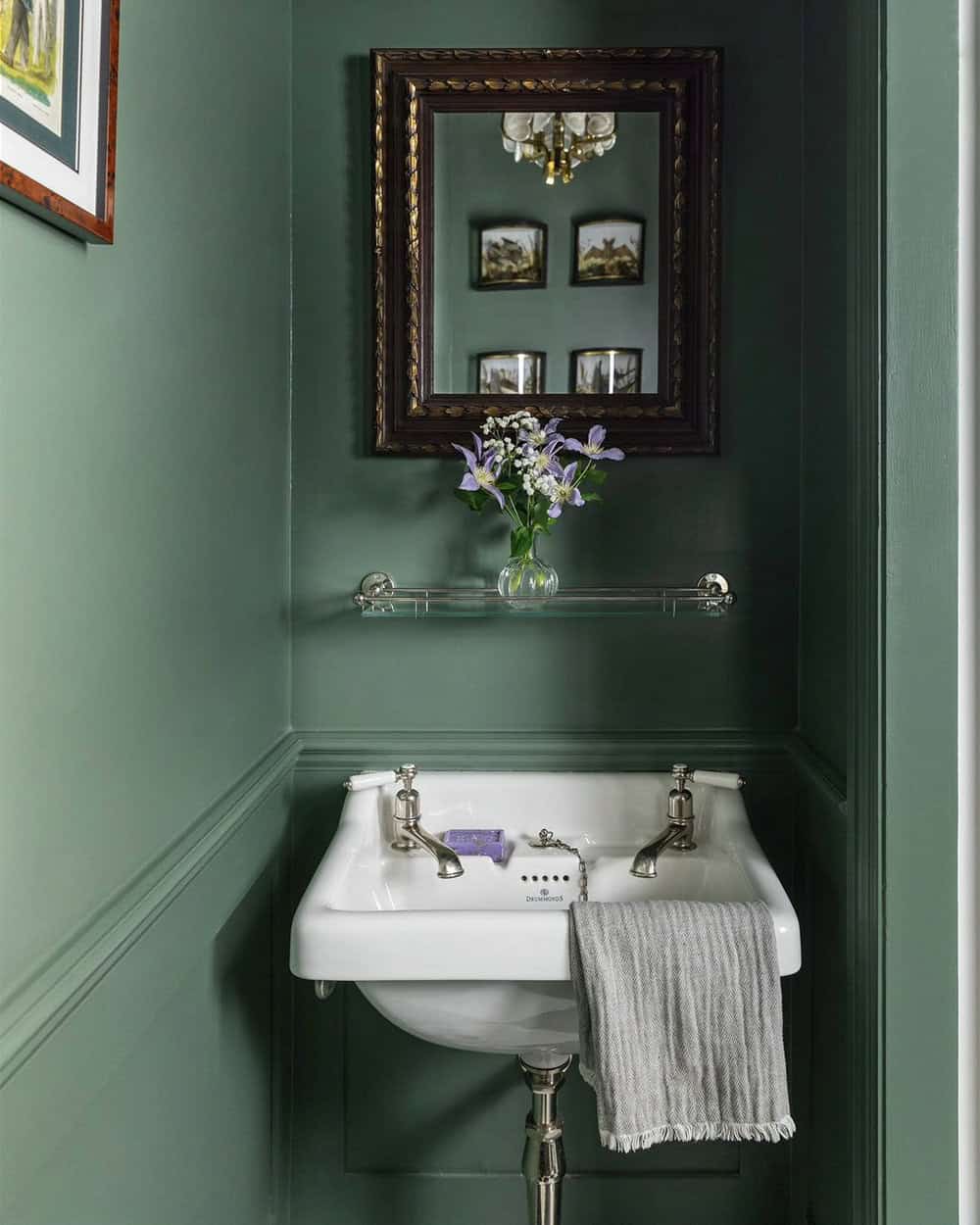 farmhouse powder room ideas