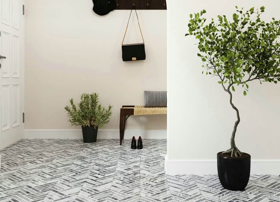 tile ideas for foyer