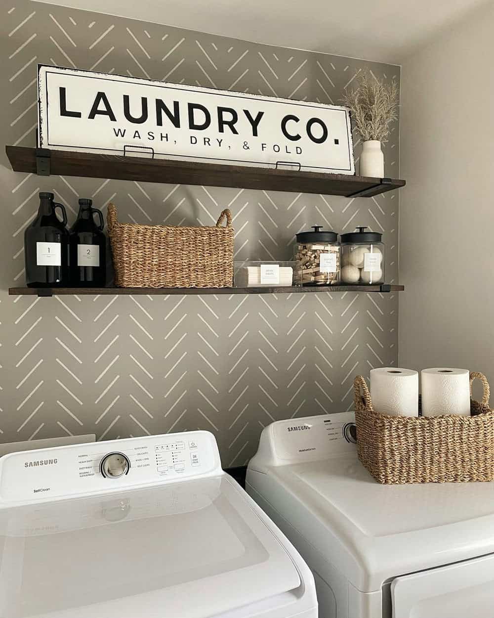 laundry room ideas for top loaders