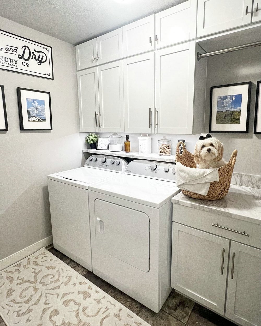 laundry room ideas with top load washer