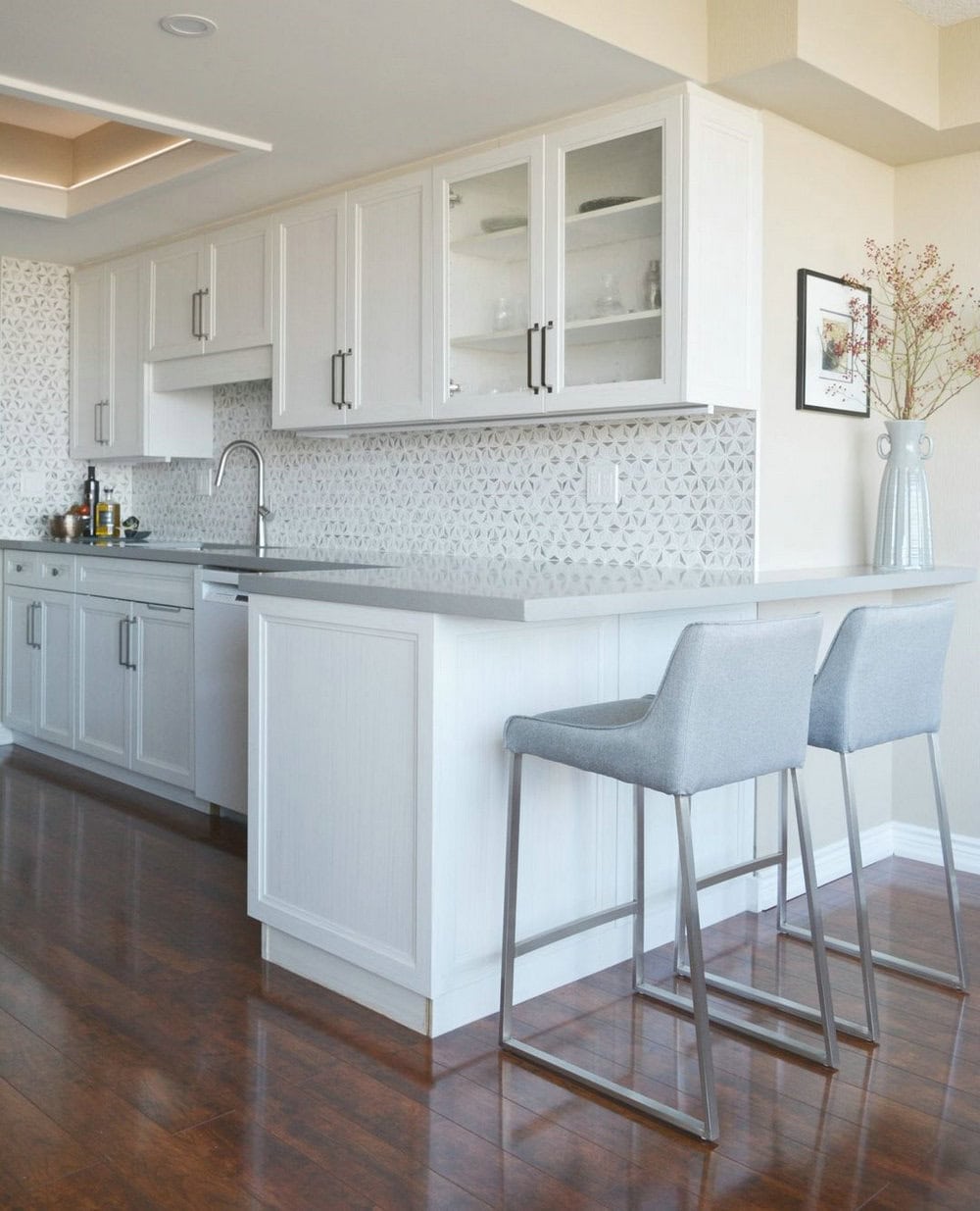 contemporary condo kitchen