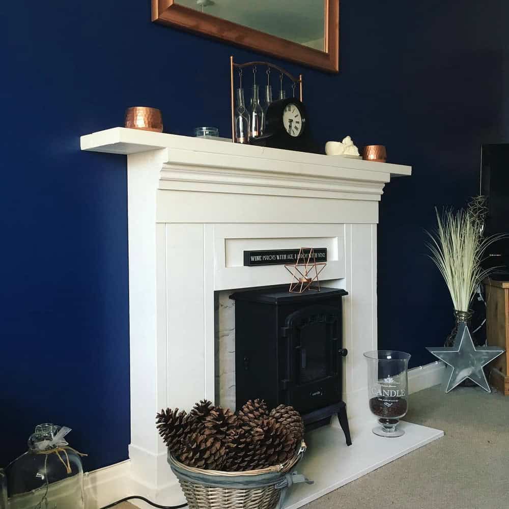 navy fireplace