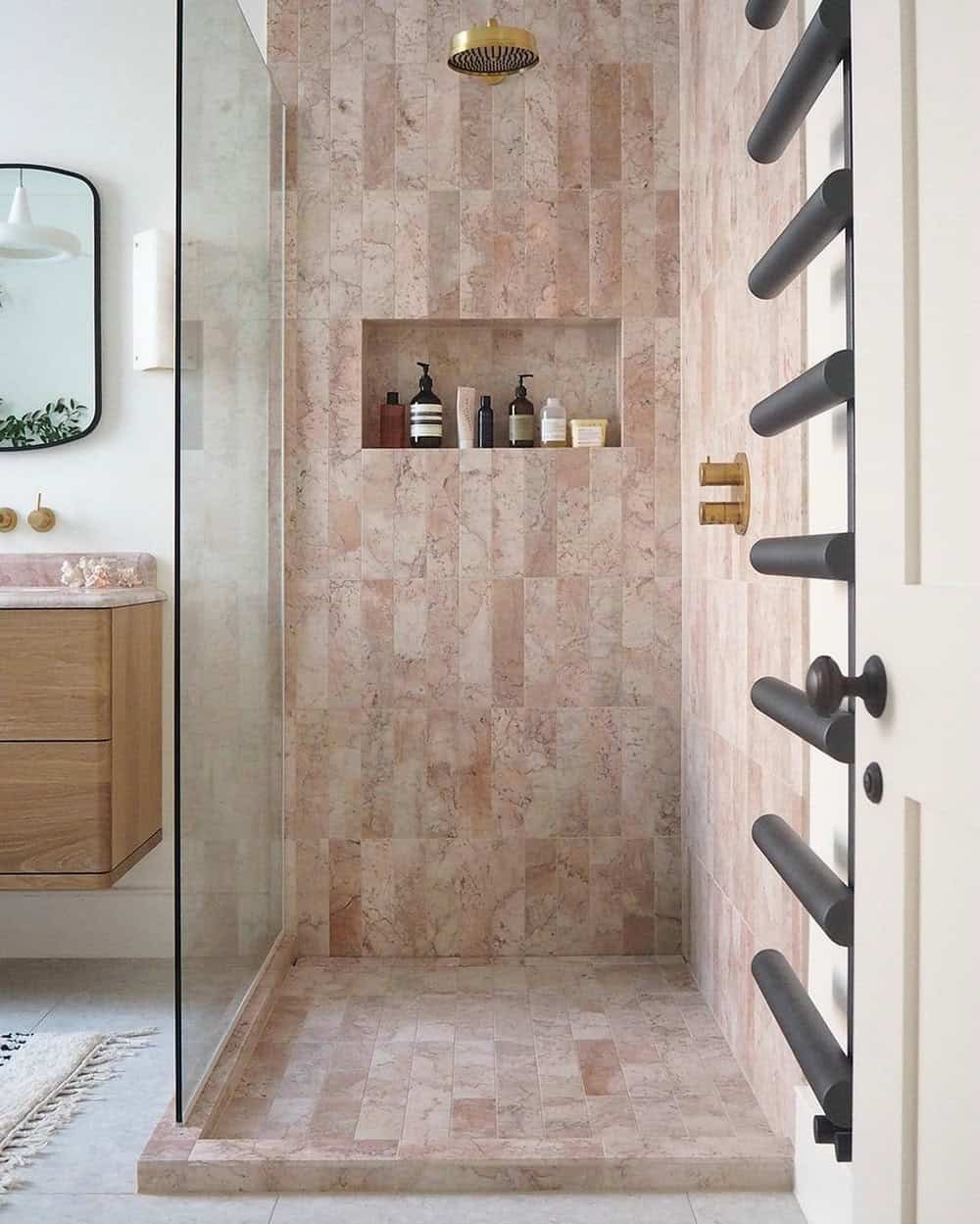 farmhouse bath tile