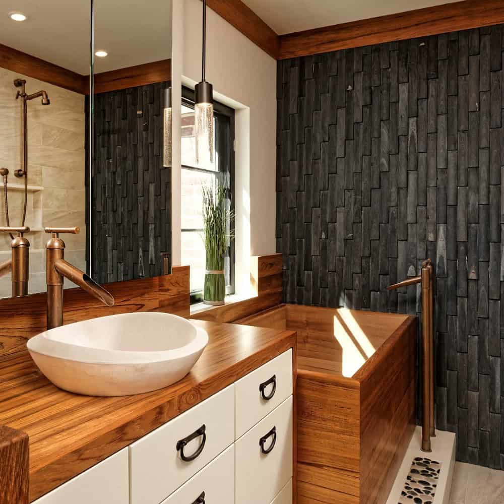 farmhouse tile shower