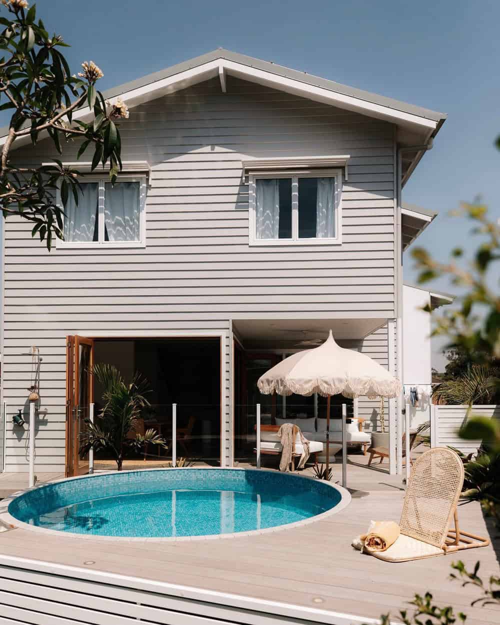 small backyard inground pool