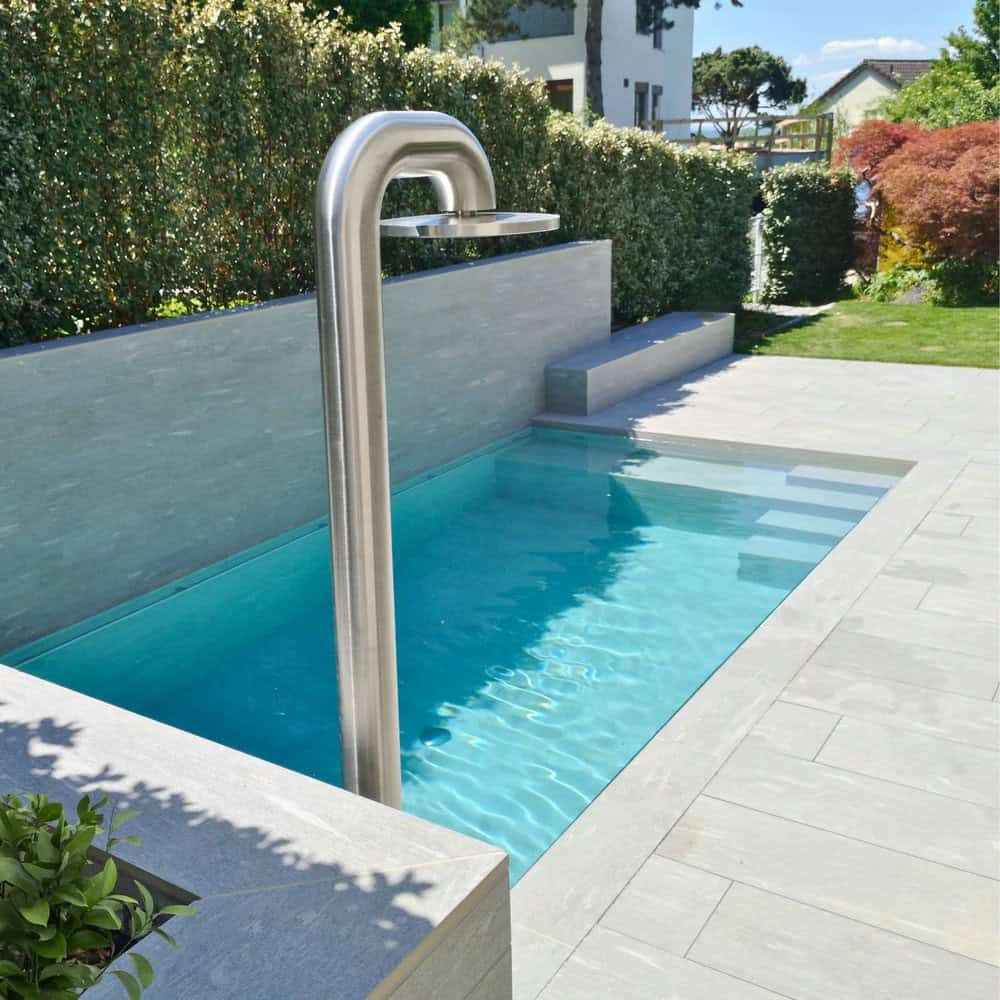 in ground pool small backyard