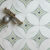 Elegant waterjet mosaic marble tile for vintage study floor designs